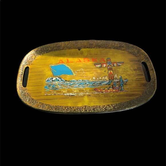Vintage ALASKA Souvenir Tray - Picture 8 of 8